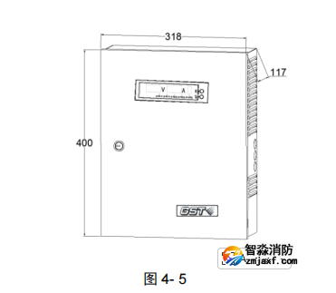 海灣GST-DY-200H 智能電源箱外形圖